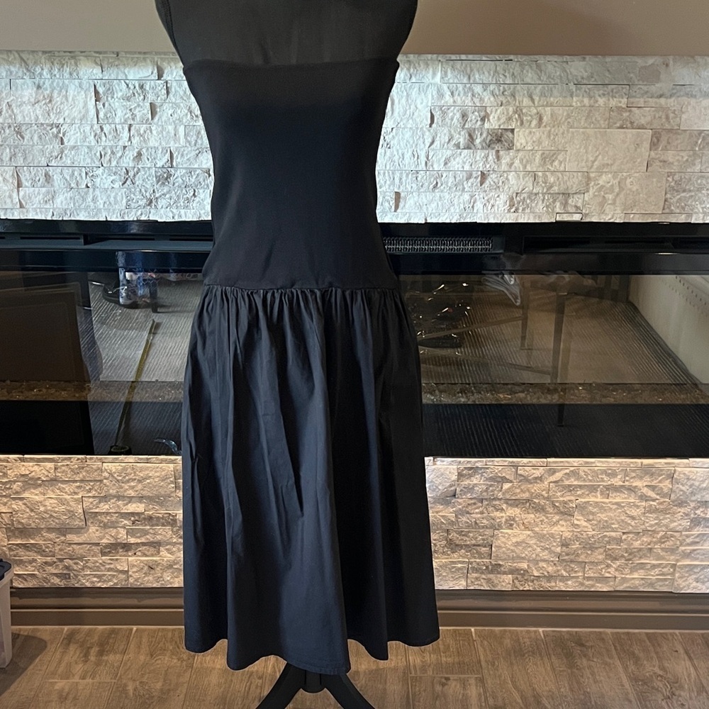 WeWoreWhat Black Strapless Dress size Large